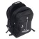 School backpack, 39 x 26 x 19 cm, Grizzly, ergonomic back, laptop department, black