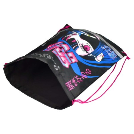 A bag for shoes 480 x 360 mm, Phoenix, sublimation, reflective strip, "cyber-anime"-2