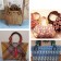 Handles for a bag, 2 pcs, 44.5 × 4.5 cm, black color