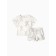 Kit for children (T-shirt and shorts) minku, white color, height 80-86 cm