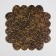 Box for confectionery products with PVC Gold lid, 13 x 13 x 3 cm, New Year