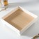 Square stand plastic "Square" white 24.8x24.8x7.2 cm