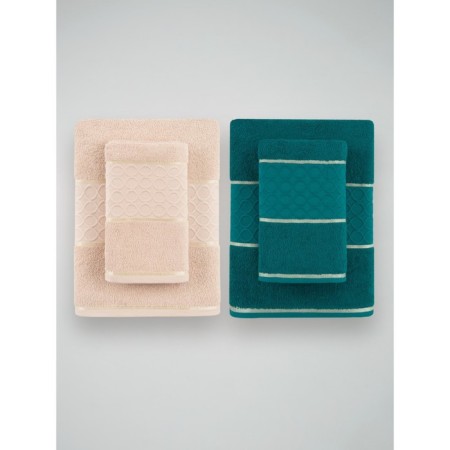 A set of terry towels Magnolia, size 50x80 cm-2 pcs, 70x130 cm-2 pcs, multicolor-8