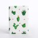 Passport cover, white/green color