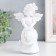 Souvenir Polystone "Baby Angel with a hat" Snow-white "mix 9.5x6x14.7 cm