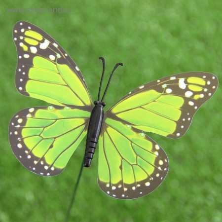 Sadter Garden "Butterfly" 10x8cm, 30cm, mix / packing 25pcs, price per pcs-16