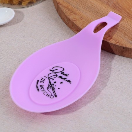 Standing under the spoon "House", silicone, 20 x 9 cm-1