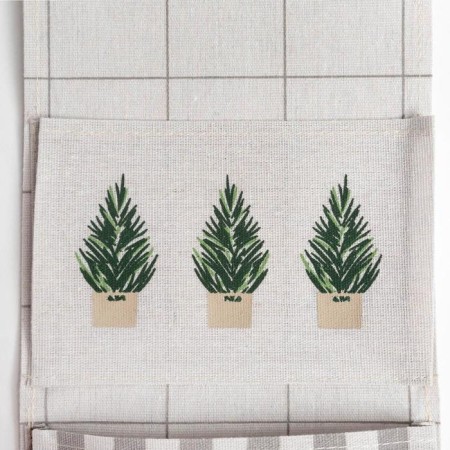 Textile pocket "cell" 2 compartments, 20x41 cm-3