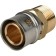 Stout SFP-0001-000132, 1 "x 32 mm, external thread, brass