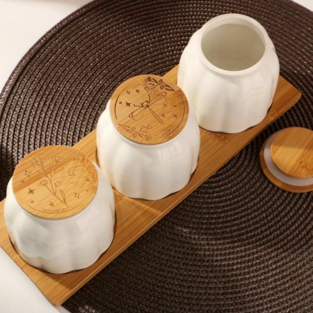 Set of storage cans Home Sweet Home, 270 ml, 3 pcs-2