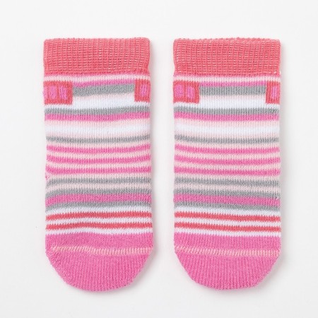 Noski children's terry, pink color, size 7-8