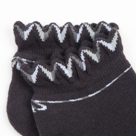 Women's socks, dark gray color, size 23-25-2