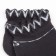 Women's socks, dark gray color, size 23-25