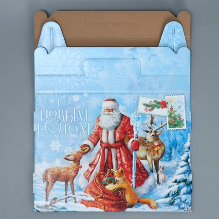 Folding box “Happy New Year”, 33.7 x 25.7 x 7.9 cm, New Year-8