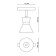 SHINO SHINO 1-Fs, 10W LED, 4000K, 800LM, black/chrome color
