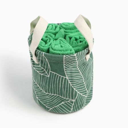 A set of terry decorative napkins Ethel "Tropical" 30x30CM-5pcs, 100% cotton-4