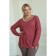 Female blouse, size 54, burgundy color