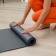 Sangh yoga rug, 173 × 61 × 0.4 cm, dark gray color