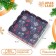 Bearbox, confectionery packaging, "Santa Claus at the Christmas tree", 15 x 15 x 3 cm, new year