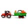 Tractor inertial "Farmer", with a trailer, color mix