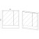 Viant mirror “Malta 80” 800x134x850 mm, right/left, without light