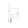 Kitchen mixer "RMS" SL137GY-016F, single-leaf, flexible surge, zinc, gray/chrome
