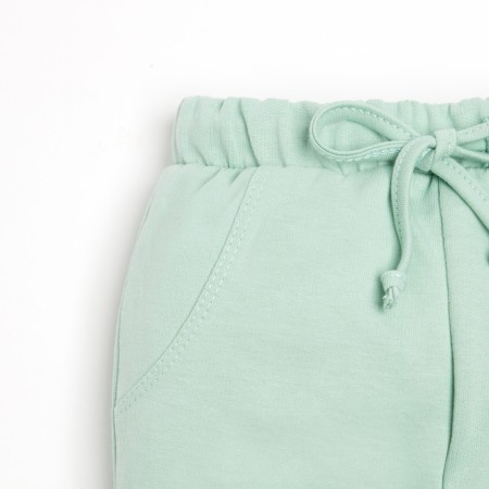 Kit: jumper and pants crumb I am a “bunny”, height 80-86 cm, olive color-6