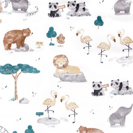 A waterproof diaper, 50*70 cm "animals"-8