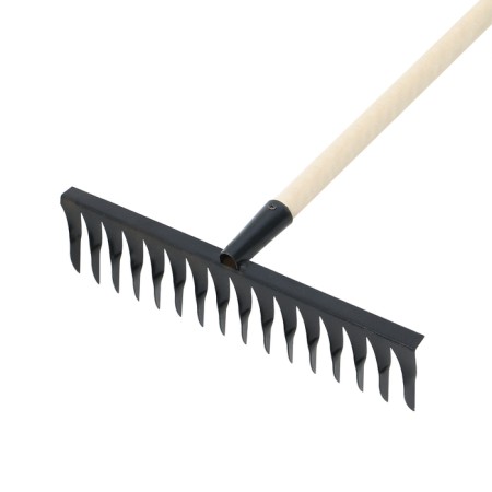 Robes straight, 16 twisted teeth, wooden stalk-1