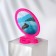 The mirror of the desktop "circle", D mirror surface 9.5 cm, pink color