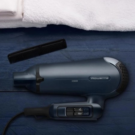 Feng Rowenta CV4753F1, 2200 W, 3 modes, 2 speeds, concentrator, dark blue-2