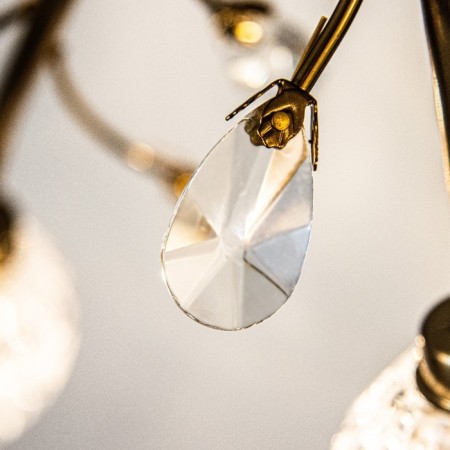 Aurika chandelier 9xg9 gold 60x60x30cm Bayerlux-3