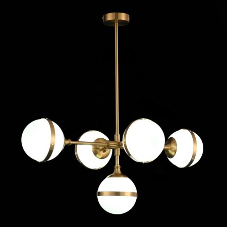 Suspension lamp ST LUCE. SL1157.303.05. Arbe. 5x40 W, E14, 105x63x55 cm, bronze color-6