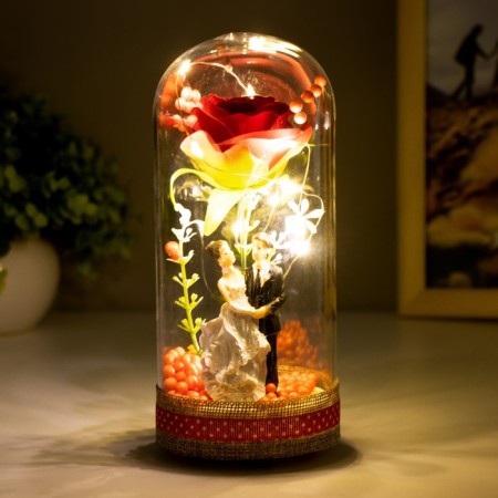 The nightlight "Bridegroom and Bride" LED from batteries LR44 8x8x19 cm Risalux-2