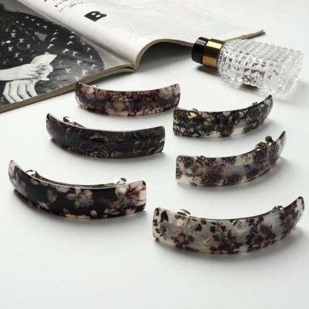 Hair hairpin "Flower paradise" 9 cm, mix-2