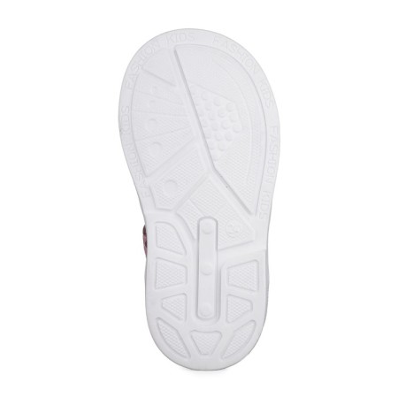 Baby sandals, size 20, white-silver color-3