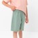 Kids (T -shirt, shorts) minku beige color/ olive, height 134 cm