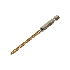 Tundra metal drill, HSS-tin, hexagonal shank, 4 x 59 mm
