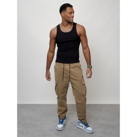 Male jeans, size 54, beige color-10