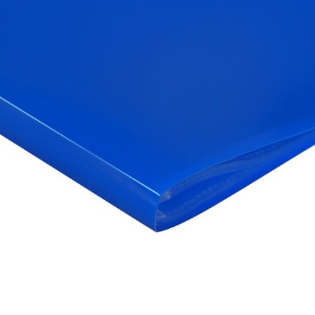 Folder with 20 A4 inserts, 500 μm, calligrata, texture "sand", blue-2