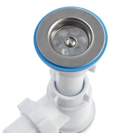 Siphon for the sink "Ani Plast" C1015, 1 1/4 "x 40 mm with a flexible pipe 40 x 40/50 mm-3