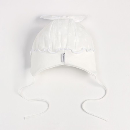 Children's hat, white color, size 46-48-2