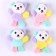 Soft toy "Bear" on a key fob, 13 cm, color mix