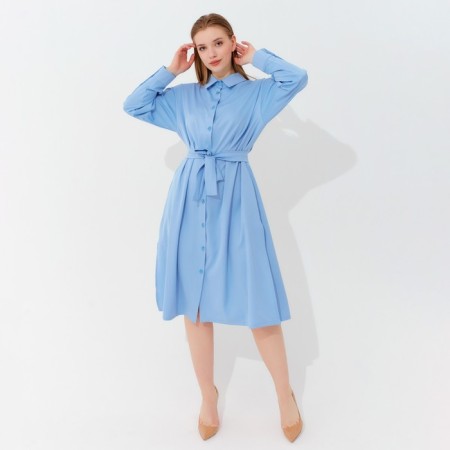 Women's dress Minaku: Casual Collection, Blue color, size 52