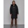 Coat insulated winter female, size 44, black color