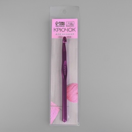 Knitting hook, d = 10 mm, 15 cm, color mix-7