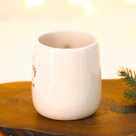 New Year. A mug with a lid and a spoon “New Year will warm”, 450 ml-2