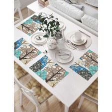 Set of napkins for setting the table 