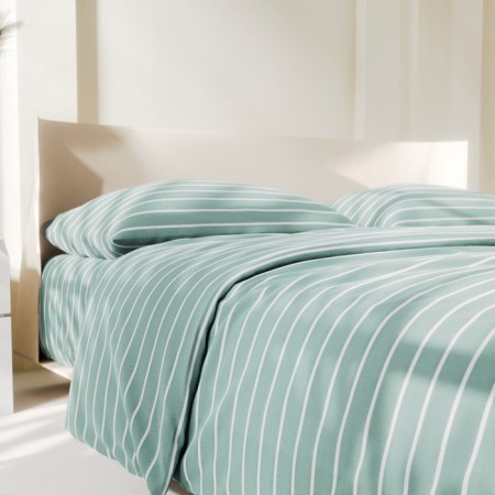 Bed linen Ethel Duet Mint Stripes 143x215 cm-2pcs, 220x240cm, 70x70cm-2pcs, 100% cotton, Poplin-10