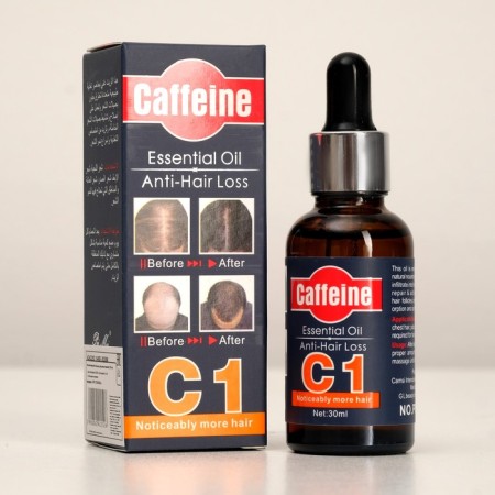 Caffeine cosmetic oil from hair loss, 30 ml